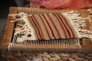 אריגה בנול מסגרת